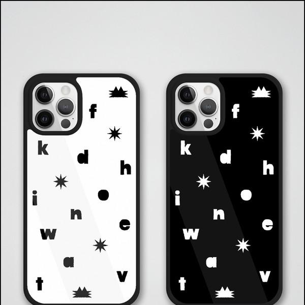 알파벳 맥세이프 글라스 범퍼 케이스