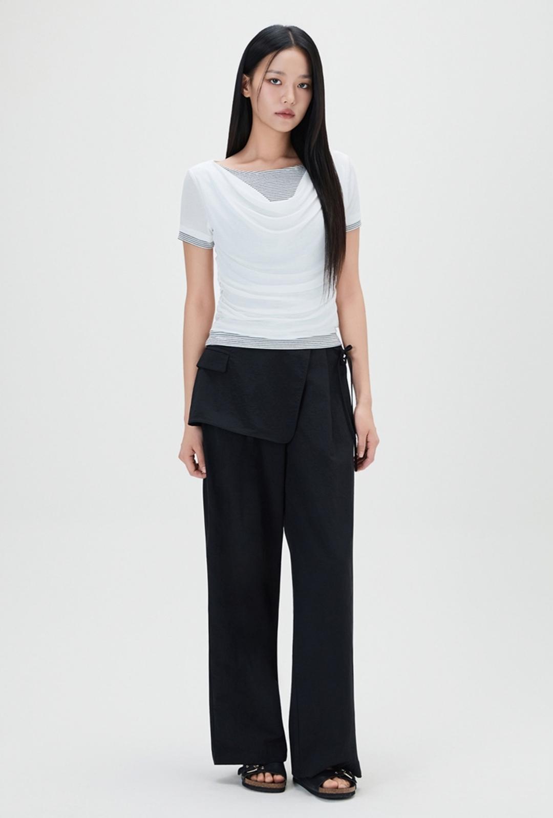 레이어드 반팔 티셔츠_MIWHWG501A