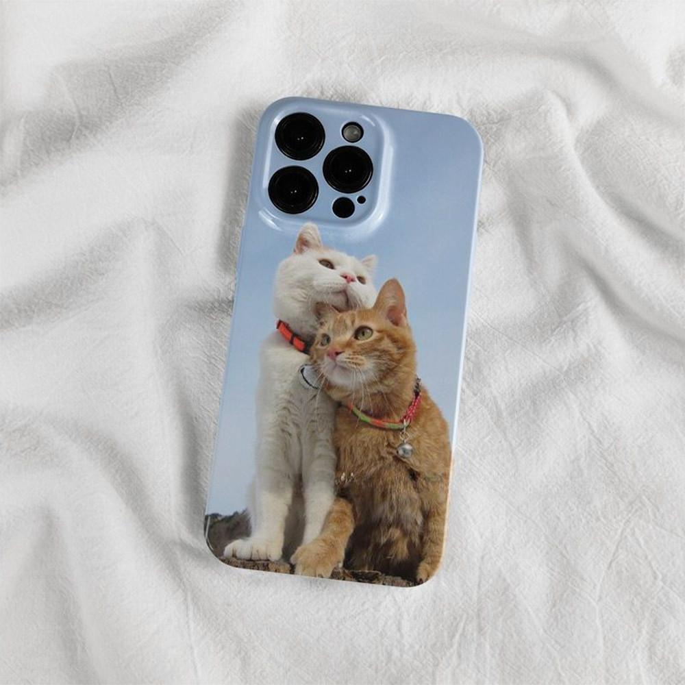 피스풀 캣 커플 귀여운 고양이 케이스 아이폰케이스