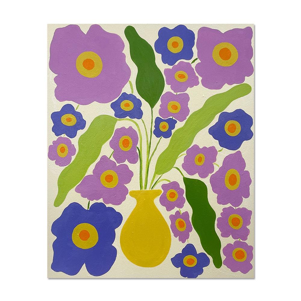 핸드페인팅 테라 캔버스 액자