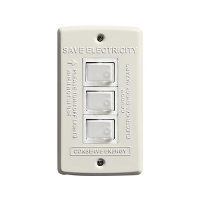 AWS vintage switch plate_3구 ivory
