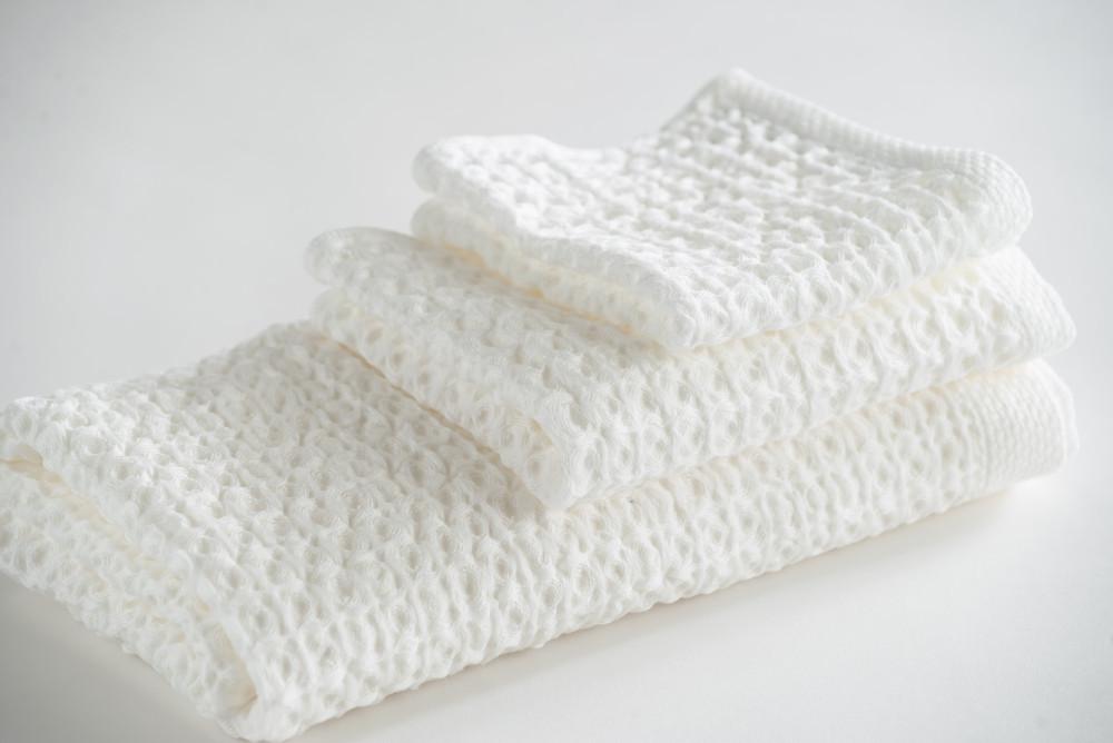 [Fil-usine] imabari IM-5 Wash Towel  화이트 와플 핸드타월