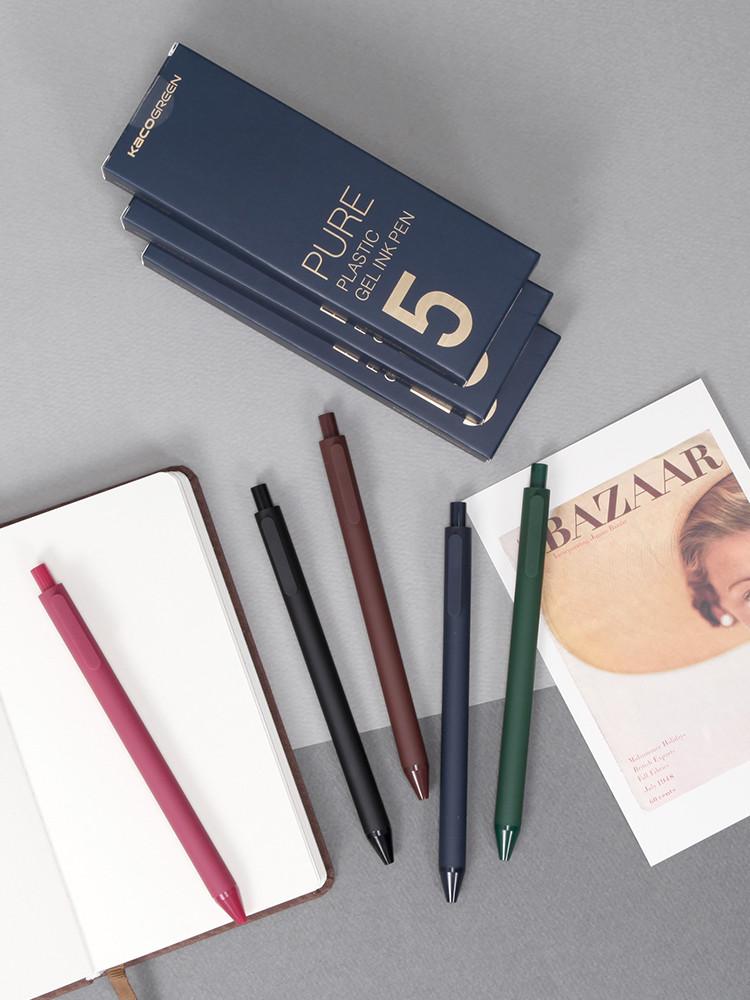 퓨어 빈티지 에디션 젤펜 볼펜 중성펜 5종 세트