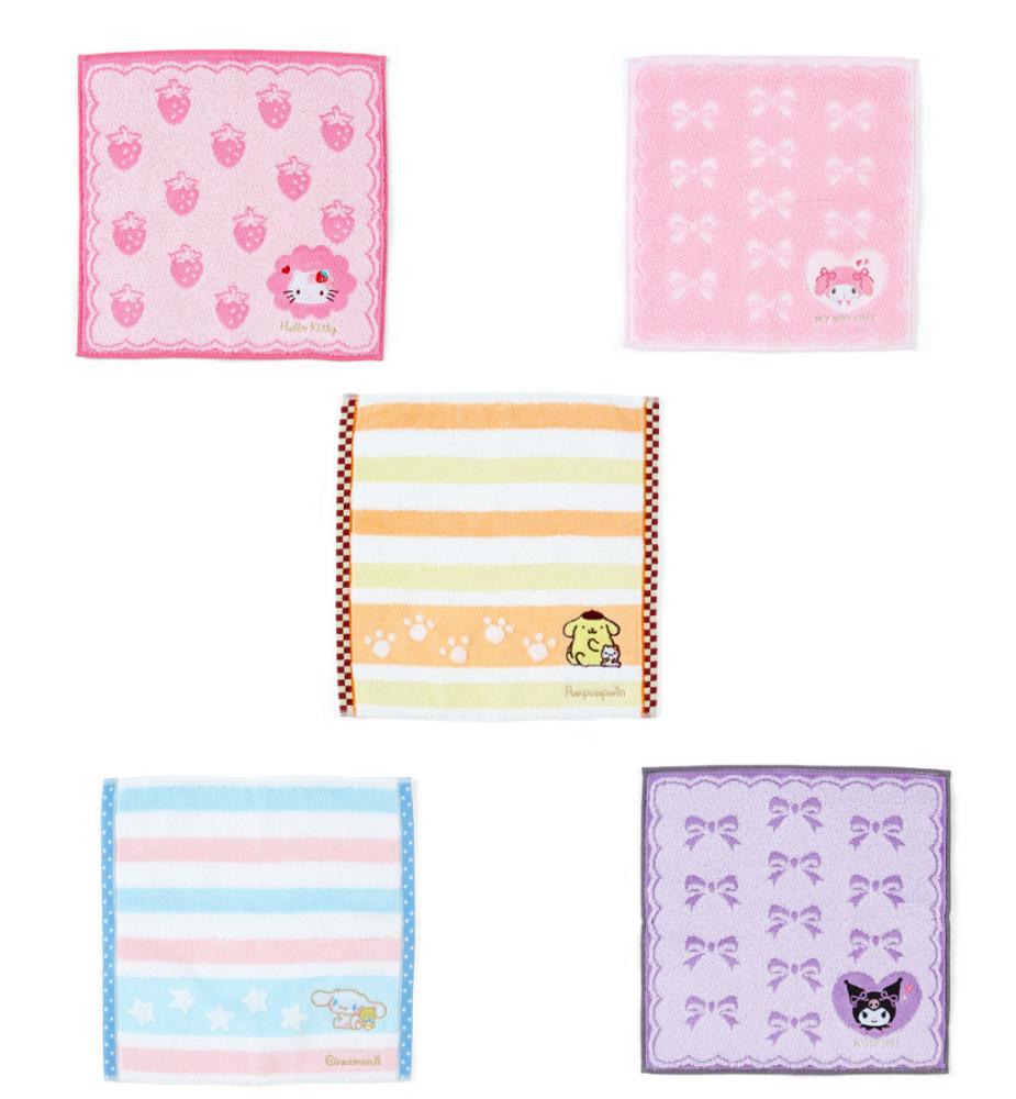 산리오 항균 방취 가공 쁘띠 핸드 타월 손수건