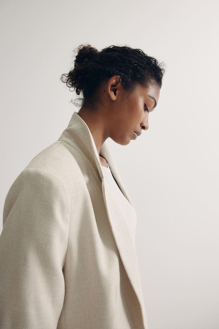 개더 슬리브 재킷