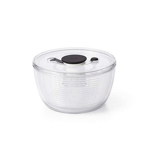 Clear OXO Good Grips Little Salad Herb Spinner 클리어 OXO 굿 그립 리틀 샐러드 허브 스피너, Clear, 1개 - 야채탈수기 | 쿠팡