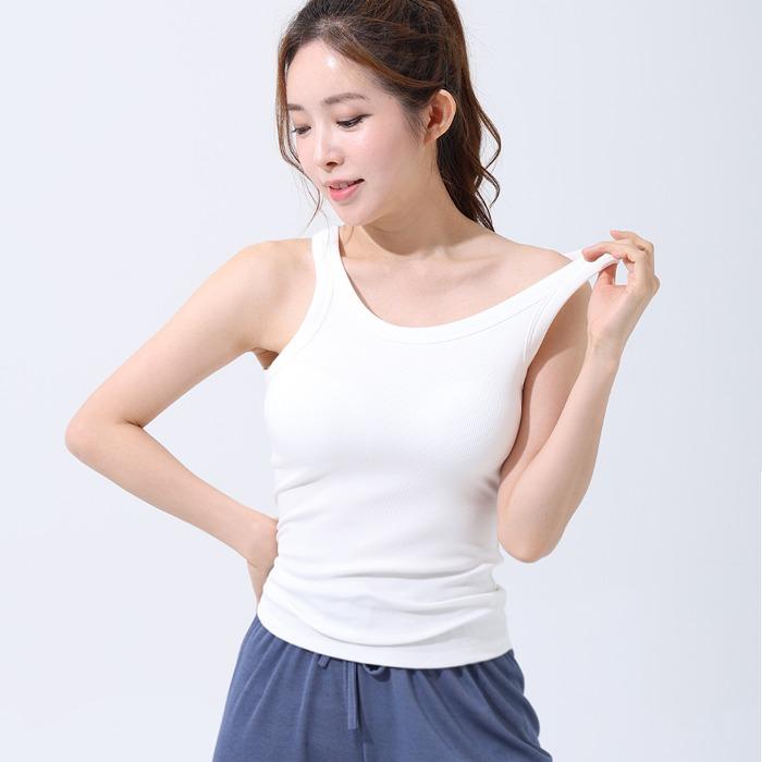비스코스 골지 여성 나시 브라탑/노브라티/캡내장나시/이지웨어/홈웨어/여성나시/