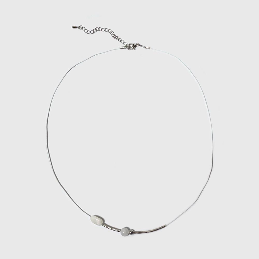 [MADE] twisted pipe necklace