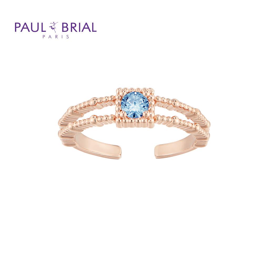 폴브리알 PYSR003S 탄생석 3월 아쿠아 마린 반지