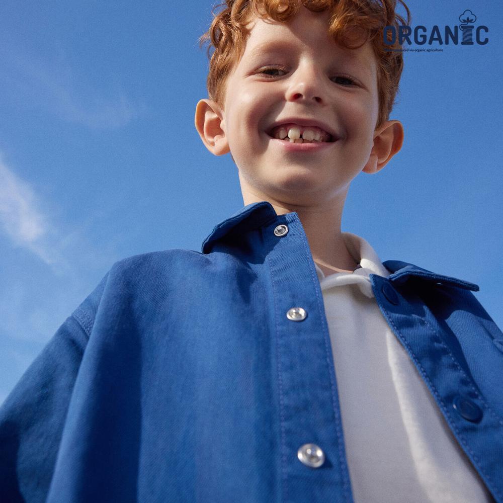 키즈 워크 데님 자켓