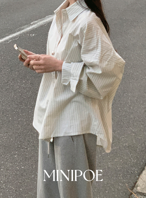[restock][MADE]  버터북 스트라이프 셔츠 (1color)