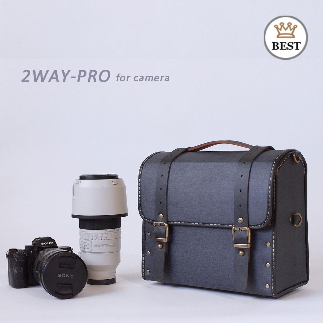 [DSLR 미러리스 카메라가방] 2WAY-PRO JEAN그레이블랙