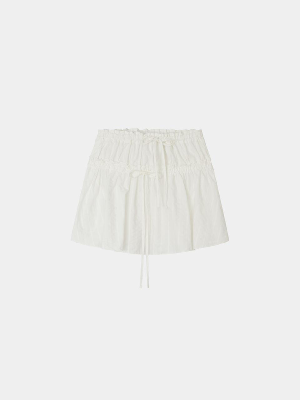 [5차] Salt Mini Skirt (white)