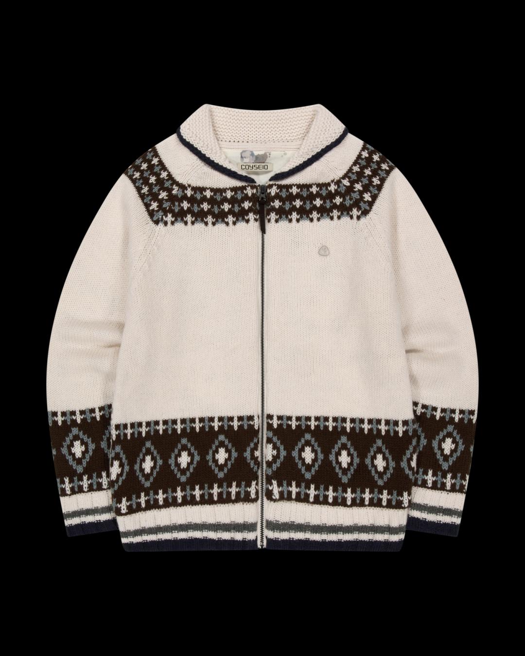 코이세이오 모시 코위찬 니트 자켓 아이보리 CY2503OTJK10IV | 카시나 KASINA