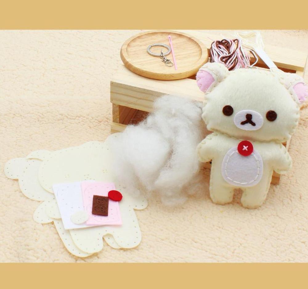 리락쿠마 코리락쿠마 캐릭터인형 키링 만들기 DIY 바느질키트 인형악세사리 마스코트 키홀더