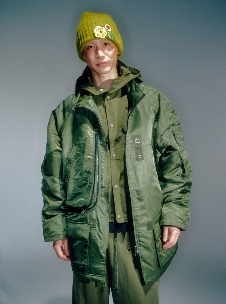 MEN PETER MILITARY PARKA JUMPER KHAKI