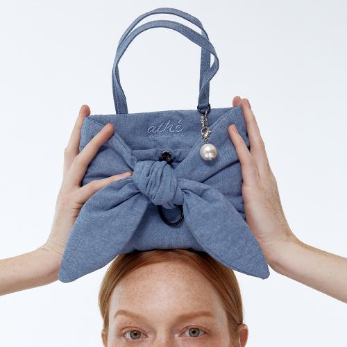 [RUBAN] 데님 리본 토트백 MINI AAWA4F914B2
