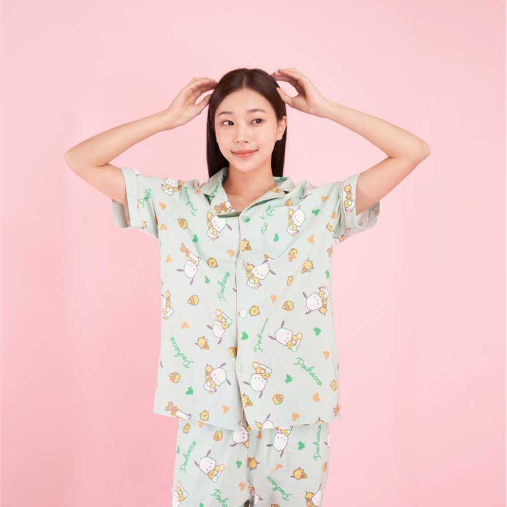 [애니바디] 공용 반소매 파자마 세트 포차코 ANJS24446 7358