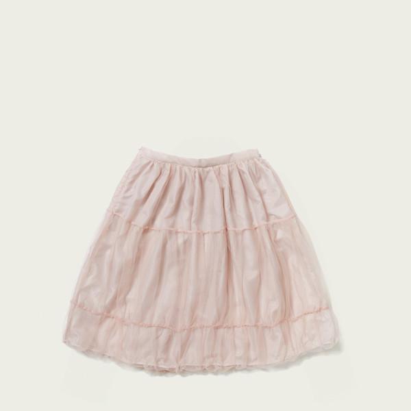 [5th]fluffy skirt-salmon pink