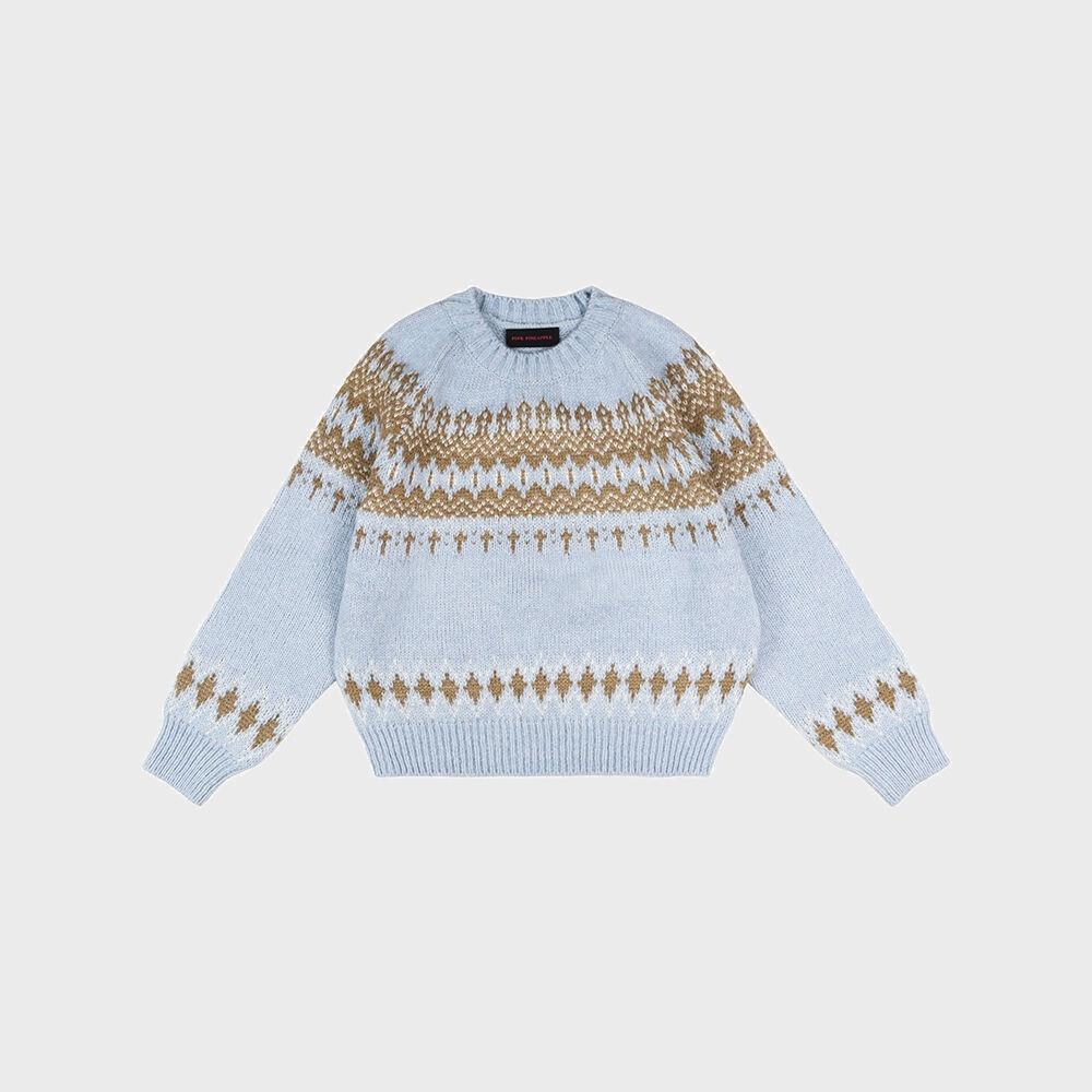 FINNISH SNOW SWEATER_SKYBLUE