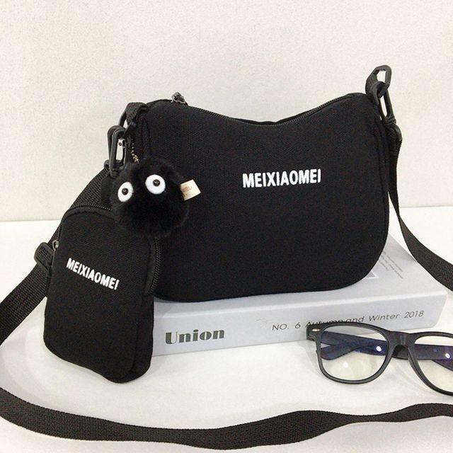 키링증정 크로스 미니 캔버스백