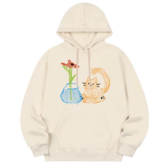 CAT WITH FISH TANK HOODIE 3 COLOR