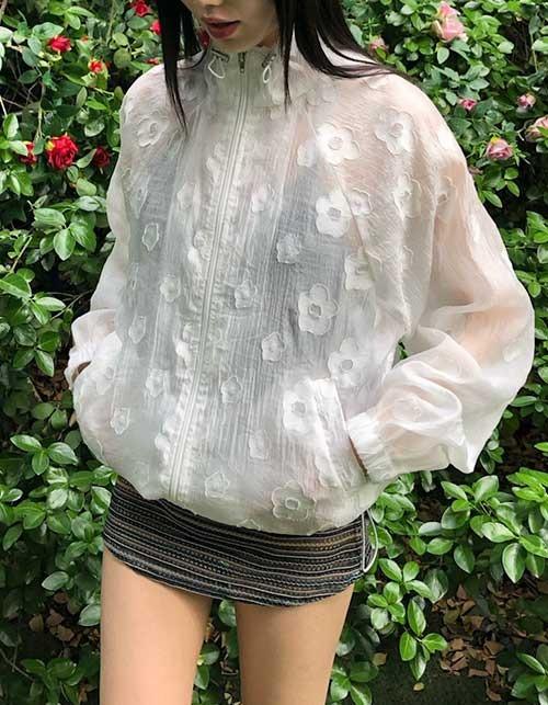 FLOWER SEETHROUGH JP(2colors)