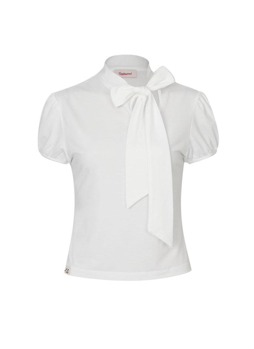 Ribbon Tie T-Shirt (White)