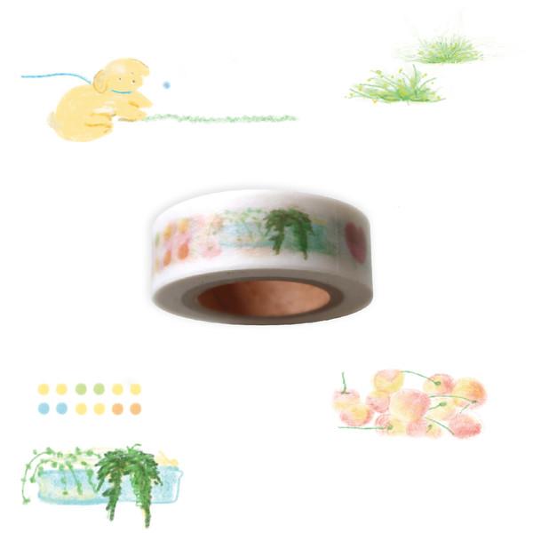 리아와 산책 cutting masking tape