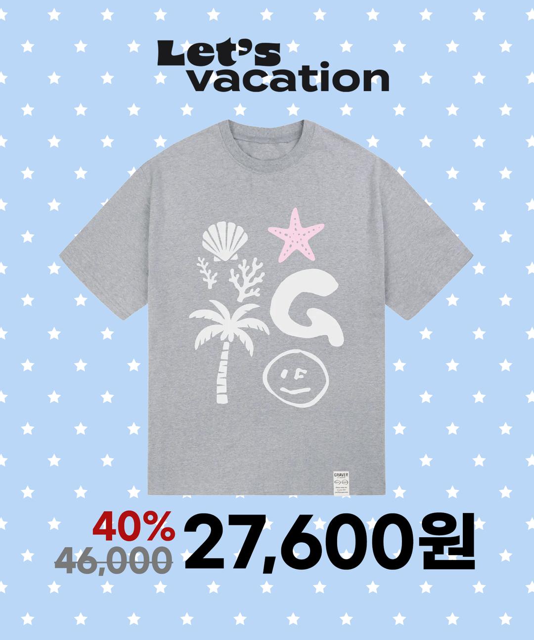 [SUMMER]G BEACH 반팔티_3color