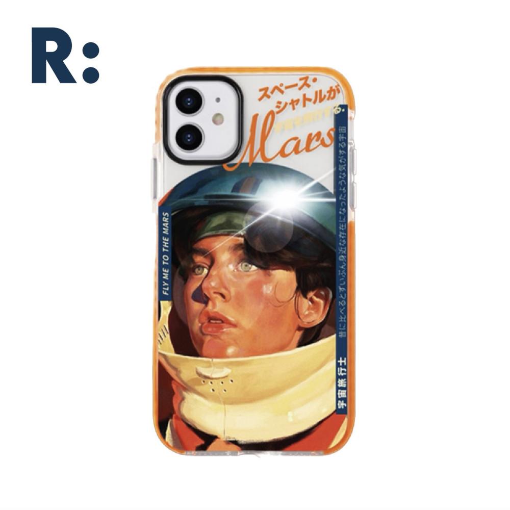 리코스모스 TRAVELLER 아이폰전용 하드젤리 빈티지 폰케이스 하드/투명/커플