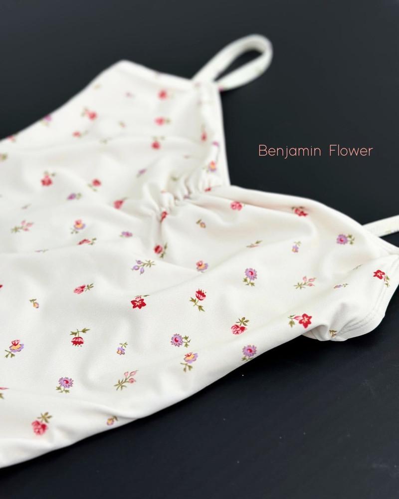 [Benjamin Flower Leotard] 벤자민 플라워 캐미솔 레오타드 / 성인 취미 발레복 무용복