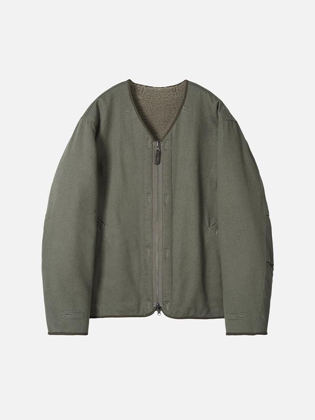 러프사이드_ Sherpa Zip Liner(reversible) [Dusty Olive]