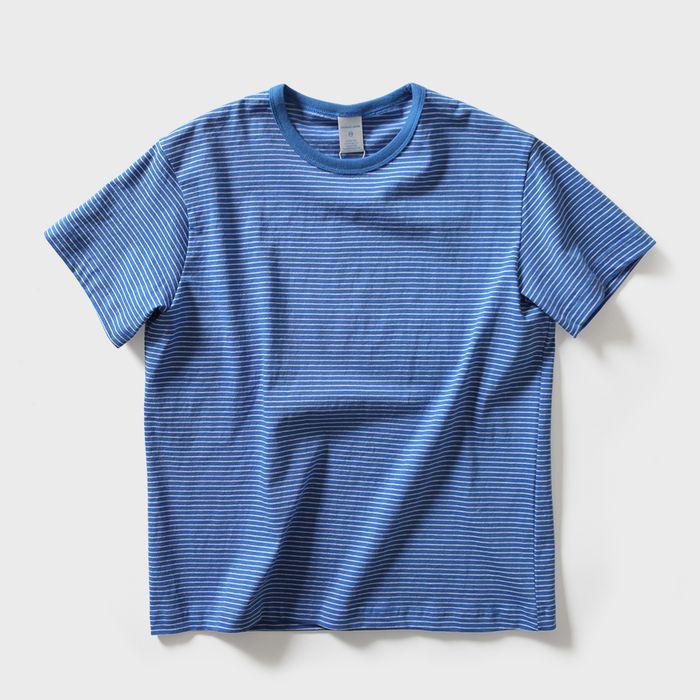 TF2-TS10 씬 스트라이프 티 - 워터블루