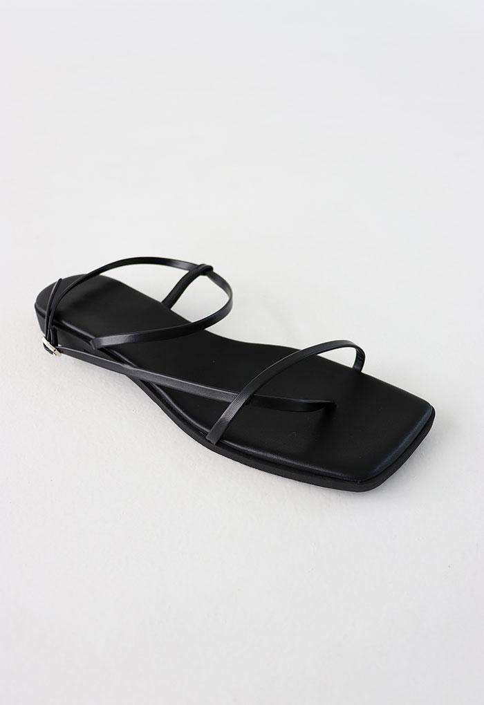 Side diagonal sandal (2c)