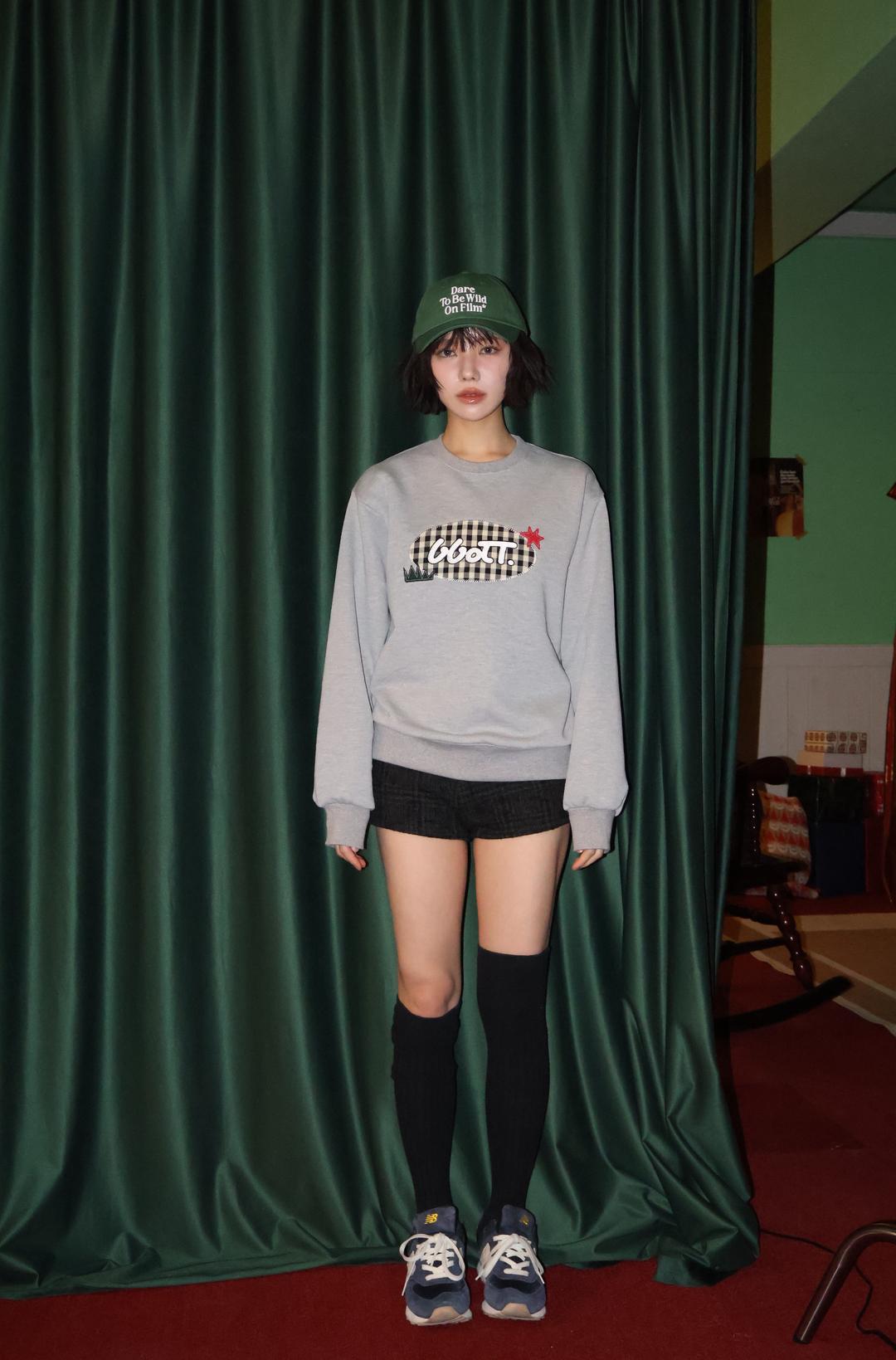 Vintage Checked [Homecnic] Melange Gray