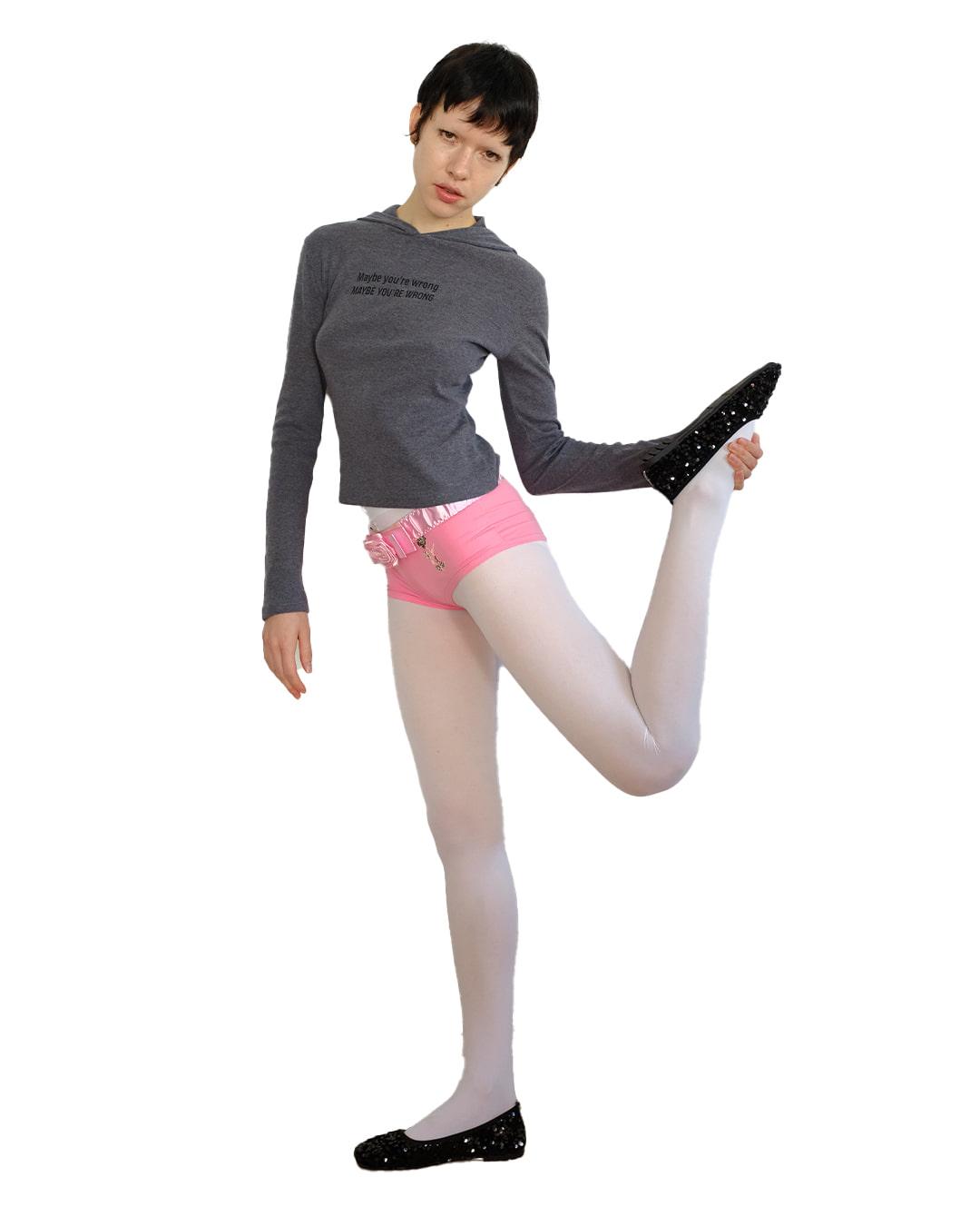 FITTED HOODIE, CHARCOAL