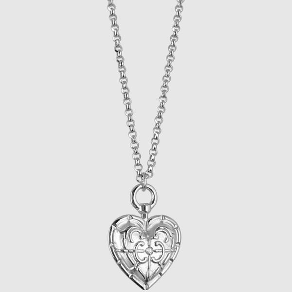 Heart starcubic necklace 하트 스타큐빅 네크리스
