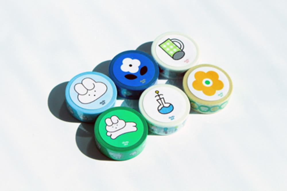 다다닷 - 마스킹테이프 6종 