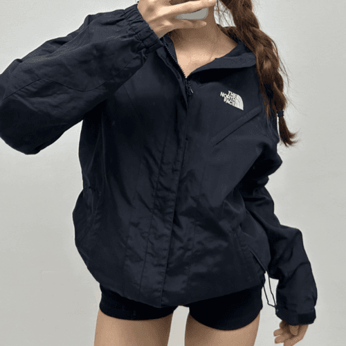 노스페이스 고프코어 포켓 윈드브레이커 우먼 자켓 바람막이 후드집업(90)