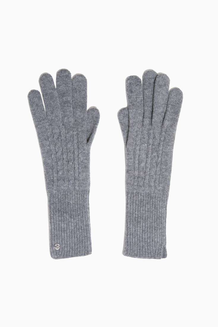 캐시미어 블랜드 케이블 글러브