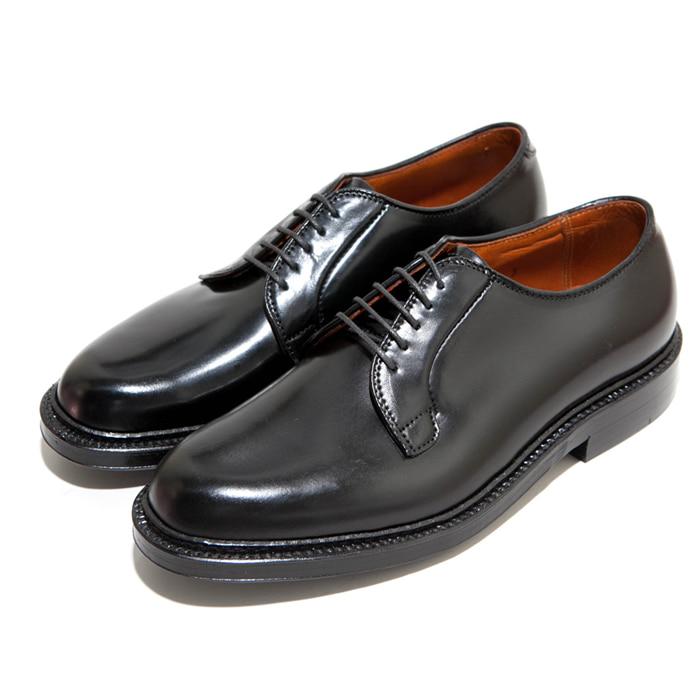 9901 Black Cordovan Plain Toe Blucher