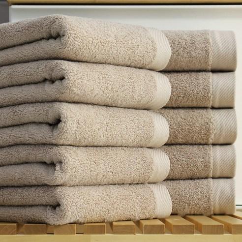 코튼타올 프리미엄 호텔타올 180g 40수 코마사, 베이지, 10개 - 수건/타월 | 쿠팡