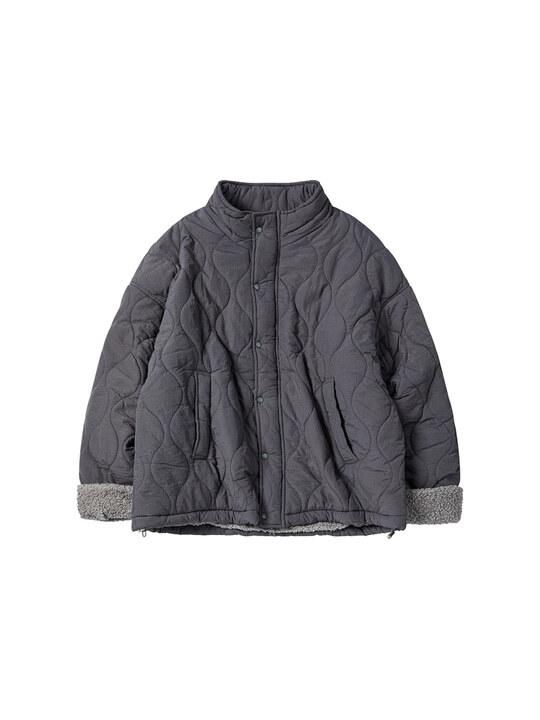 SHEARLING PADDING JACKET [DEEP GRAY]