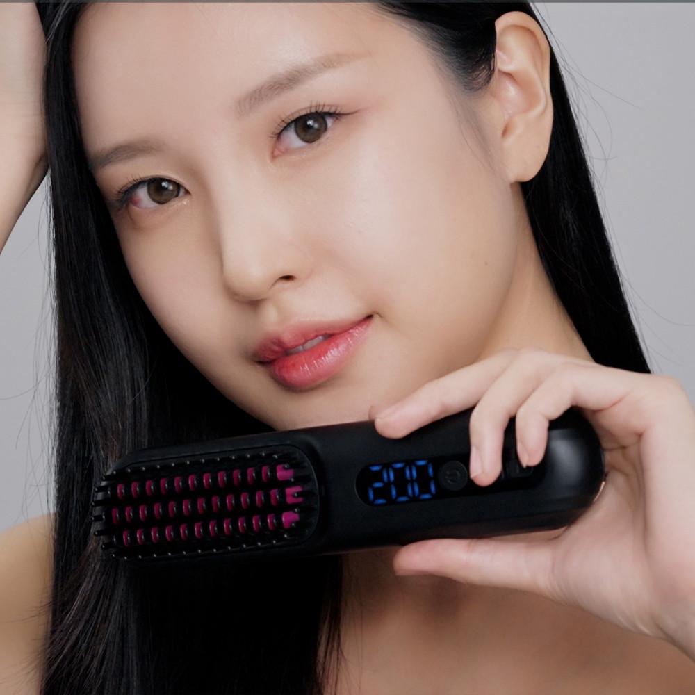 뉴메이슨 무선 고데기 뿌리볼륨 휴대용 빗고데기 청담187 헤어스타일러 : 뉴메이슨 스토어