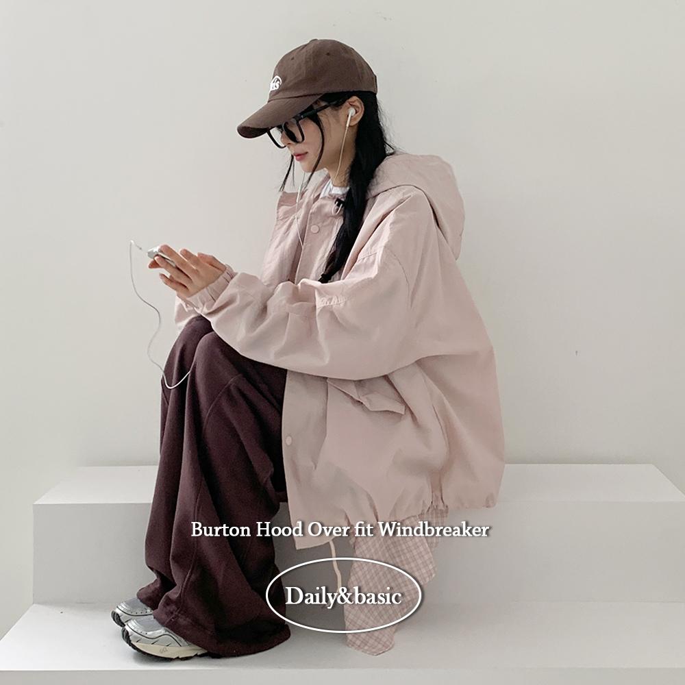 키키러브 🤎가을컴백![🖤오버핏/4계절,간절기템!] *투웨이* 게스 나일론 스트링 야상 후드 바람막이 자켓 윈드브레이커 후드집업 점퍼 #출근룩 #가을옷 #가을아우터 #간절기 - 4color