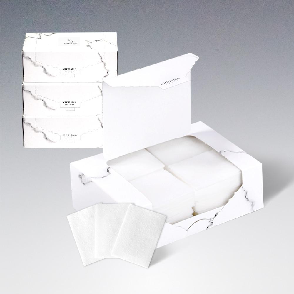 크리스마 닦토전용 대용량 1/2 화장솜 400매 (100매 4박스)