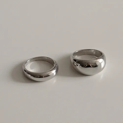 (써지컬스틸) blem 베이직 볼드 반지 (2type)