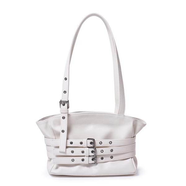 코르셋백 trio belt corset bag S nappa ivory