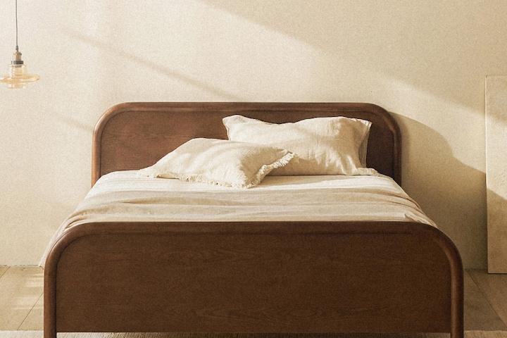 데이 고무나무 원목 침대프레임 SS/Q/K/LK